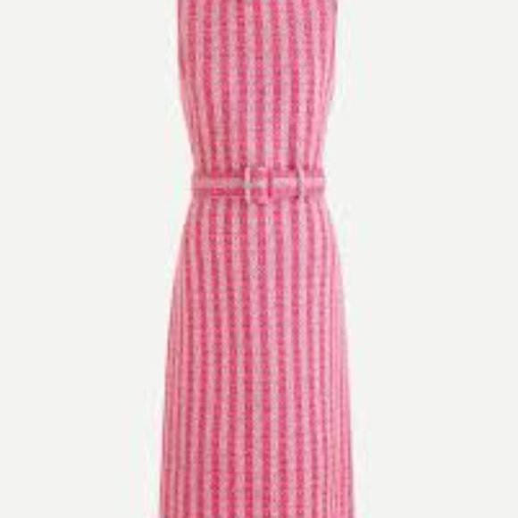 J. Crew Mock Neck Sheath Dress in Disco Tweed - Picture 3 of 3